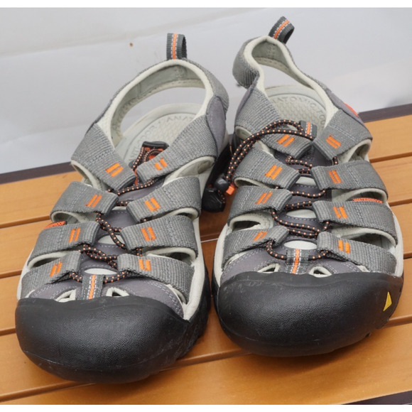 Keen Mens Newport H2 Sandal, Magnet/Nasturtium, Size 10 main image 7